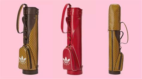 gucci addidas golf bag|best luxury stand golf bags.